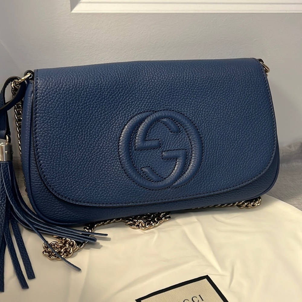Gucci Soho Leather Chain Crossbody Bag